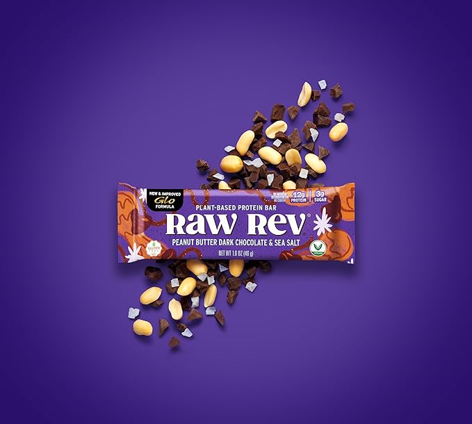 Raw Rev Glo Vegan Protein Bars